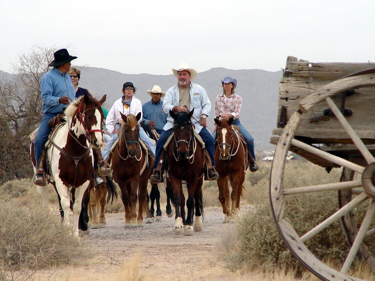 Коли центр. Western Trail riding. 2 Pictures for Comparison Horse-riding.