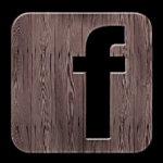 facebook wood logo