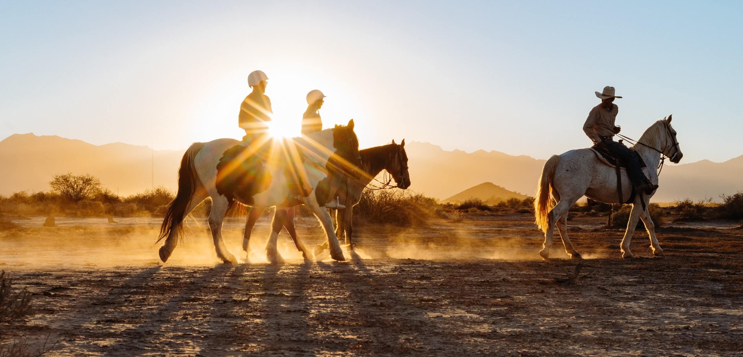 Who wants to end their day with a sunset and a saddle? π
π