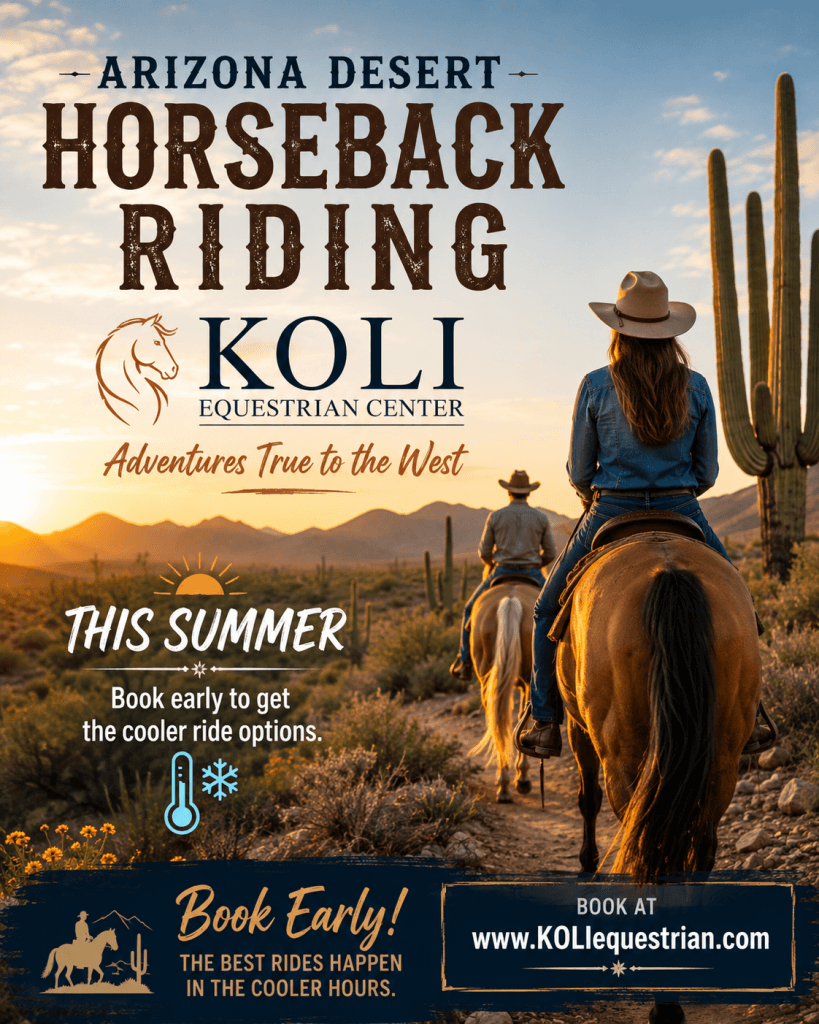 AZ Desert Horseback Riding at KOLI