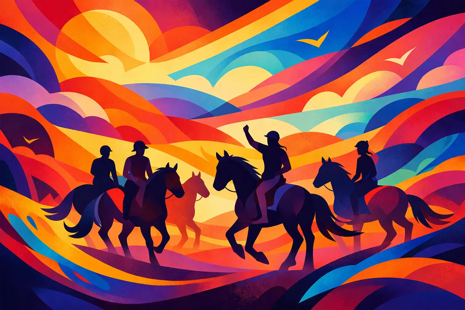 Group Horse Rides for Adults That Feel Fun