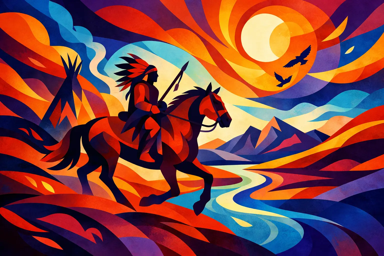 Native American Enriched Horseback Experience