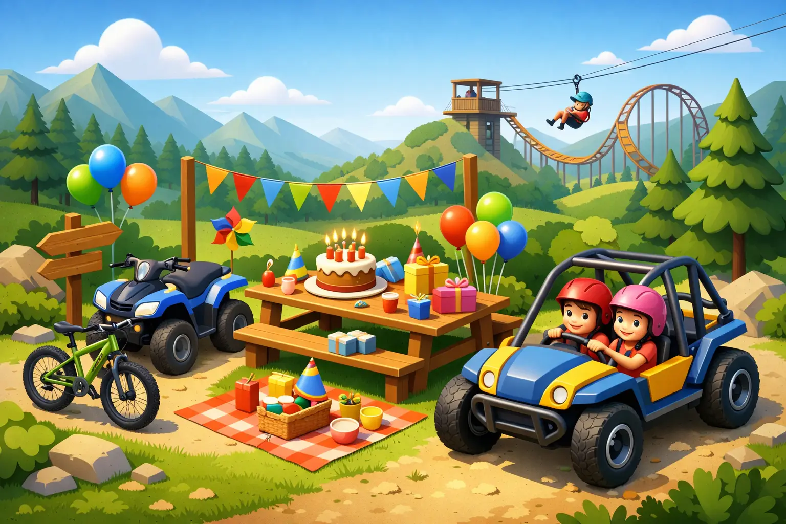 How to Organize Outdoor Birthday Rides