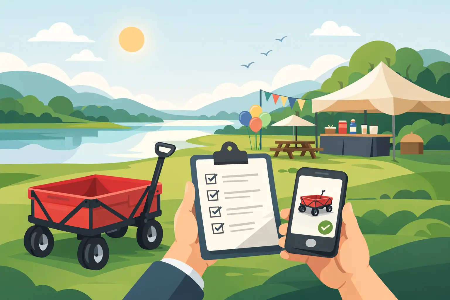 How to Rent a Wagon for an Outdoor Event