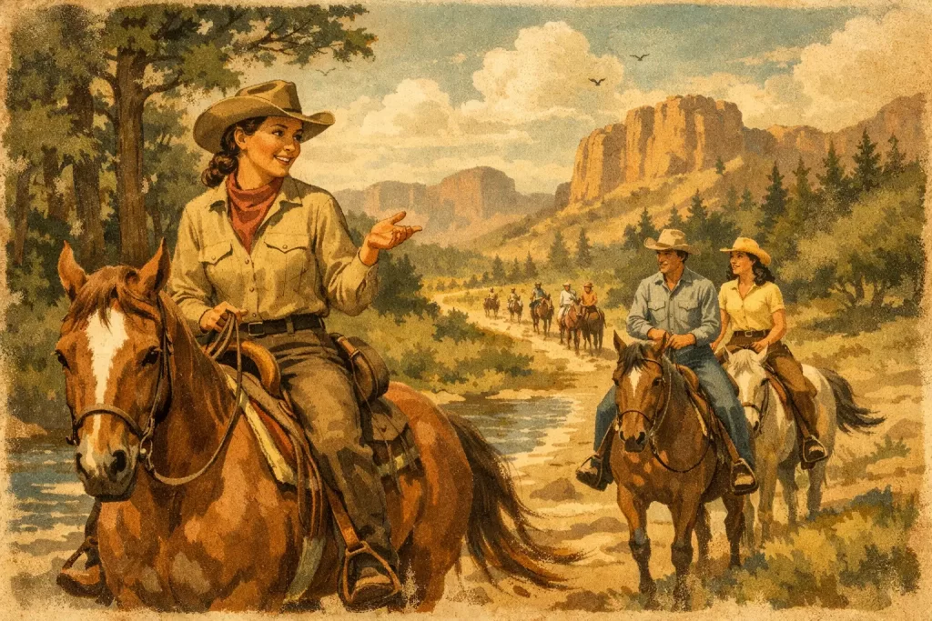 What Happens on a Guided Trail Ride?