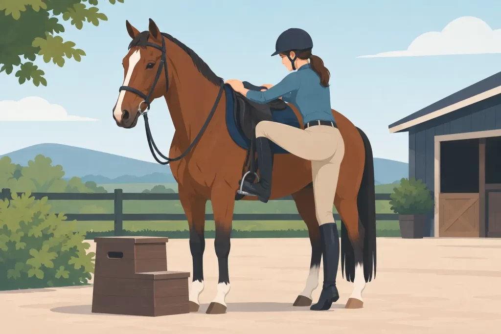 How to Mount a Horse Safely on Your First Ride
