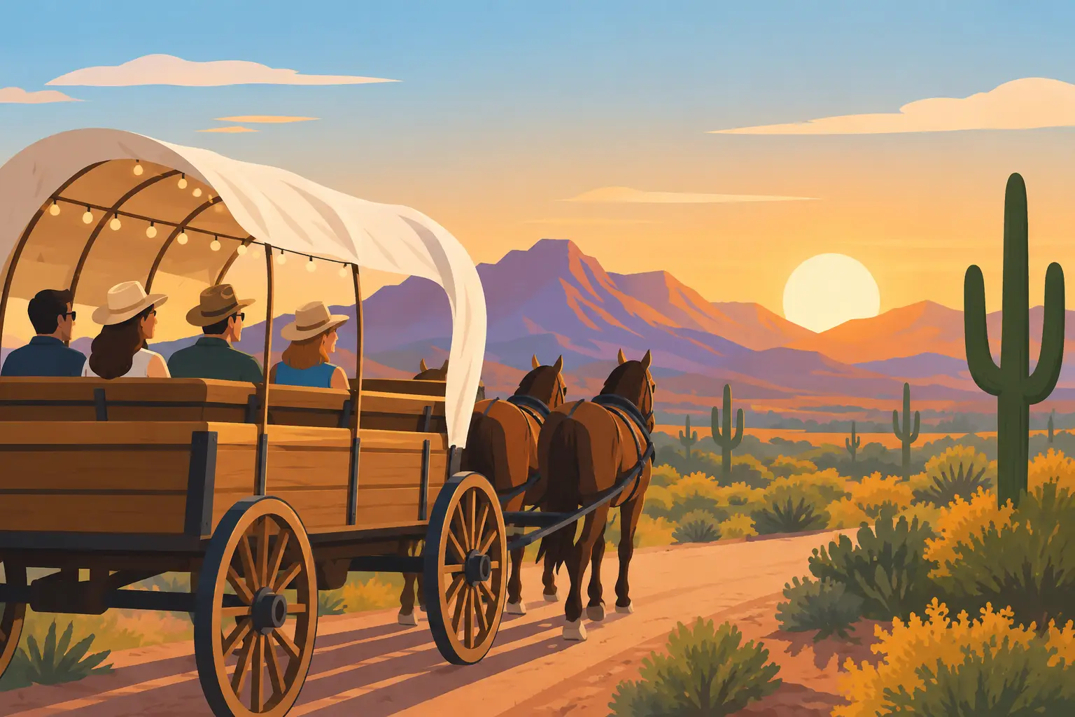 Wagon Experiences for Private Events in Arizona